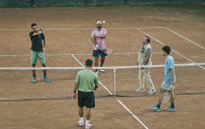 تصویری از لحظات مهم رقابت ورزشی